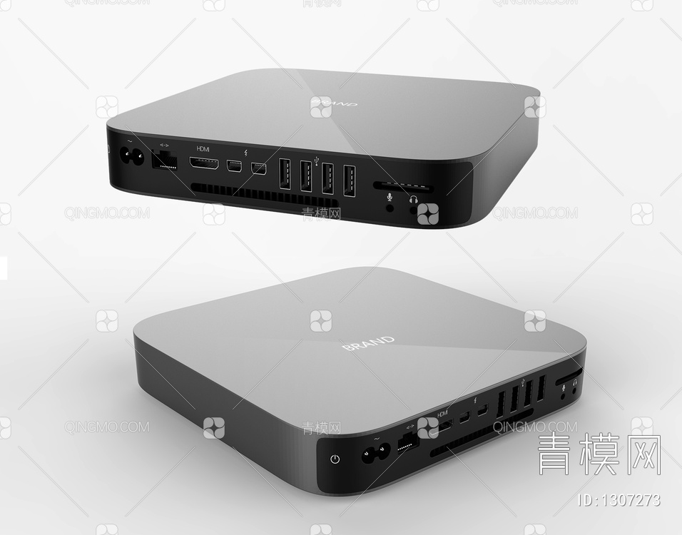 数码电子产品 电视机机顶盒3D模型下载【ID:1307273】