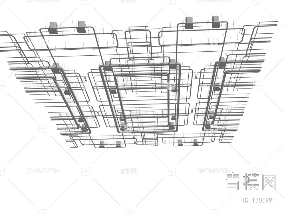 吊顶SU模型下载【ID:1306991】