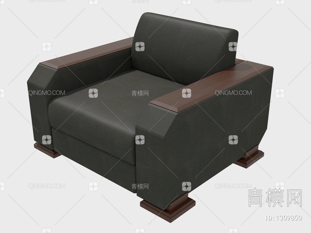 单人沙发SU模型下载【ID:1309850】