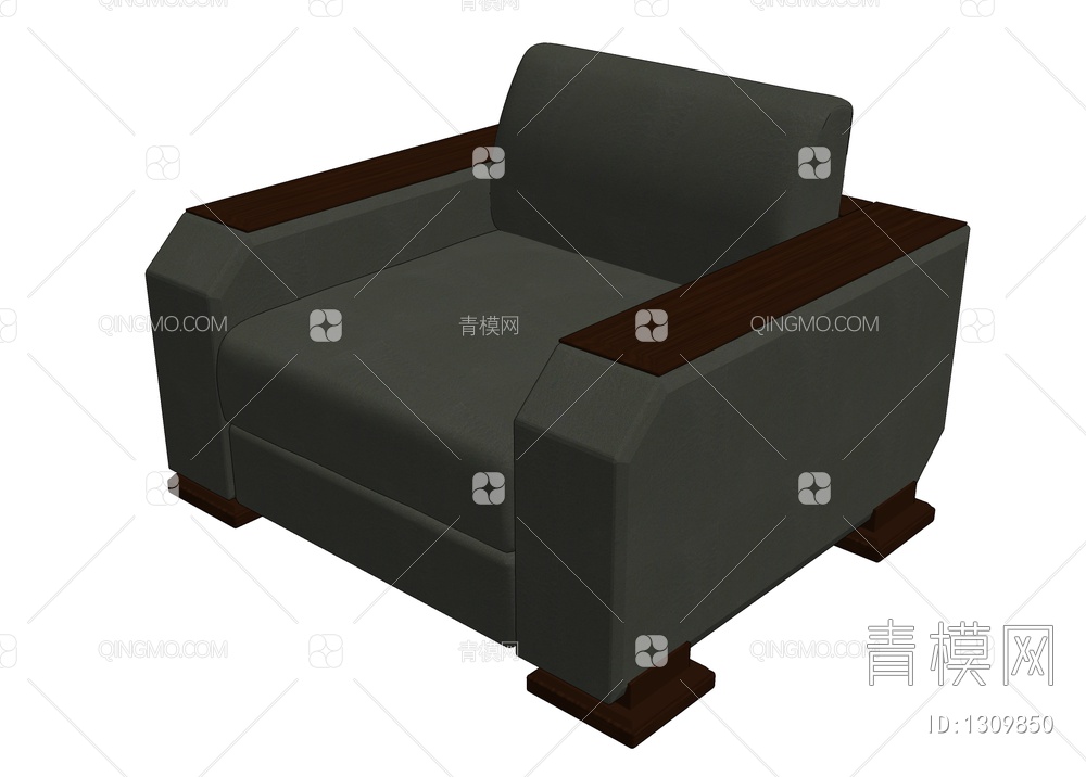 单人沙发SU模型下载【ID:1309850】