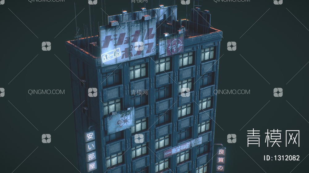 大楼3D模型下载【ID:1312082】