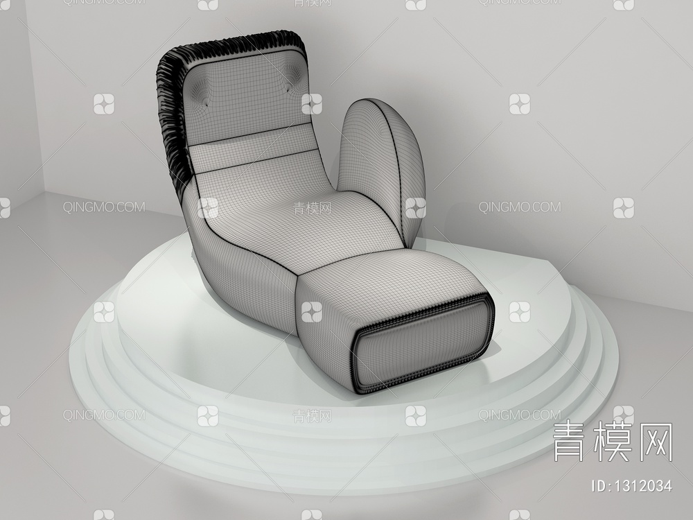 懒人沙发3D模型下载【ID:1312034】