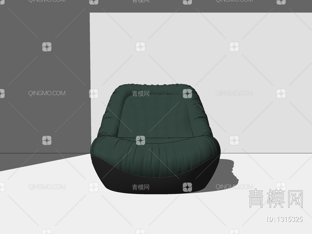 单人沙发SU模型下载【ID:1315325】