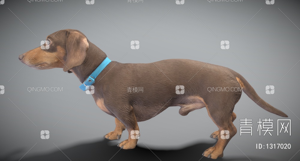 腊肠犬3D模型下载【ID:1317020】