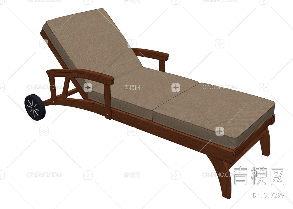 躺椅SU模型下载【ID:1317299】
