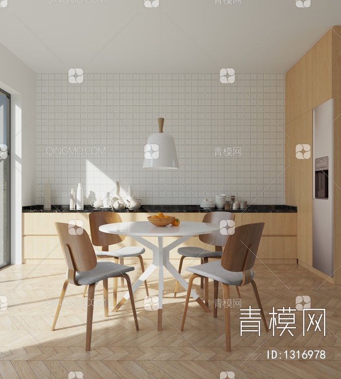 家居餐厅3D模型下载【ID:1316978】