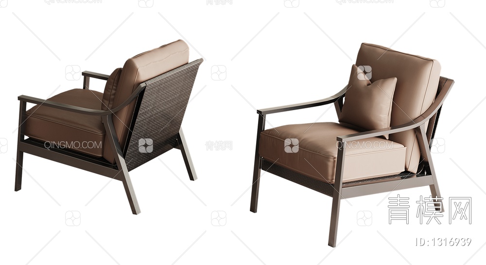 单椅 休闲椅3D模型下载【ID:1316939】