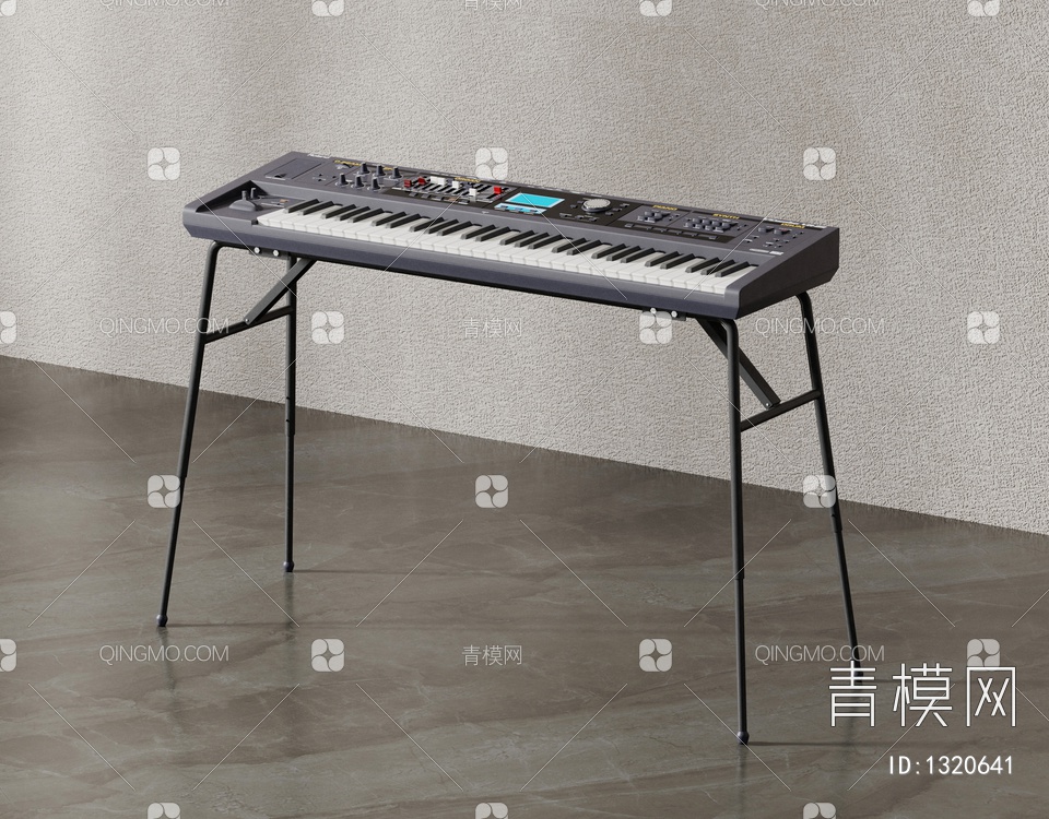 电子琴3D模型下载【ID:1320641】