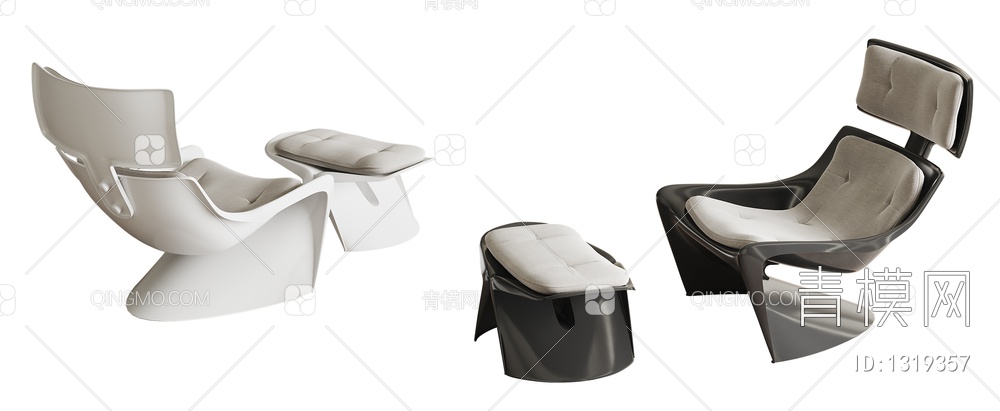 单椅 休闲椅3D模型下载【ID:1319357】