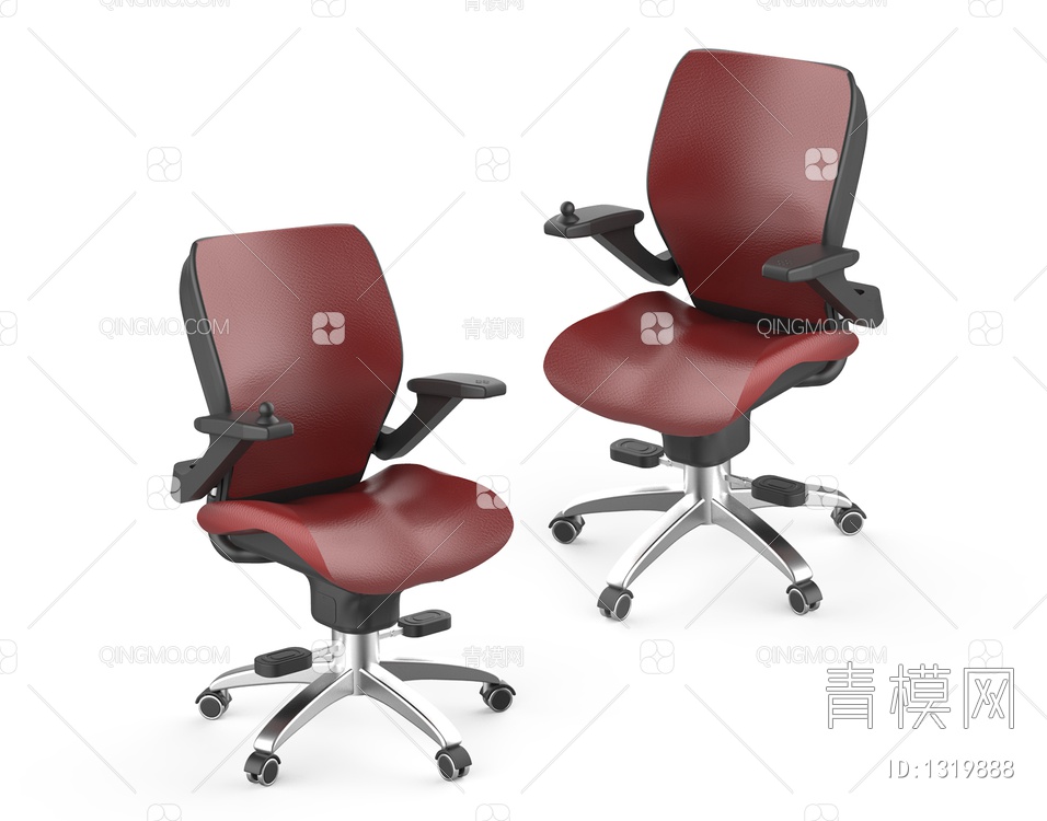 办公家具 办公椅子3D模型下载【ID:1319888】