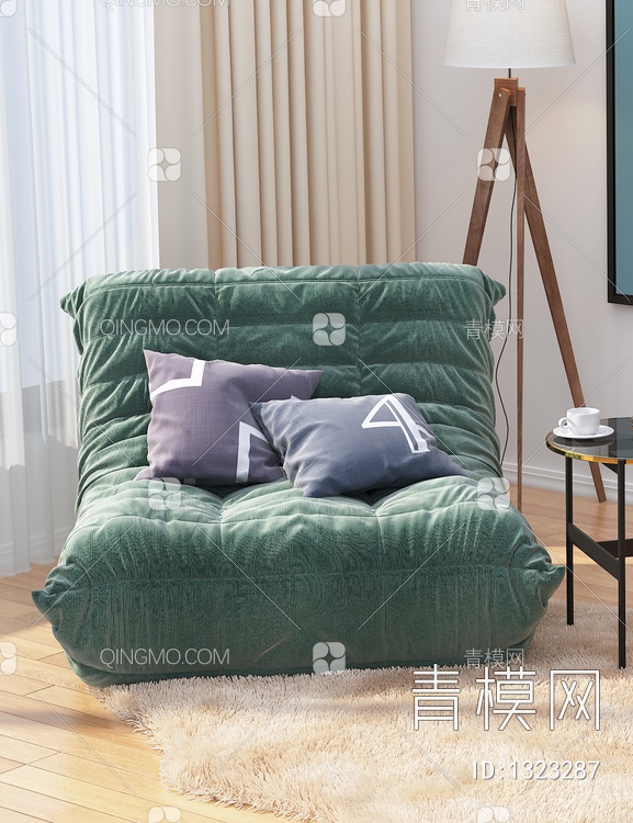 懒人沙发3D模型下载【ID:1323287】