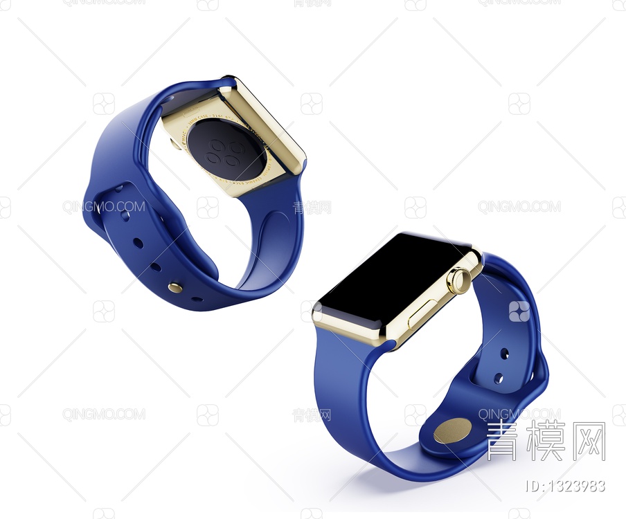 数码科技 苹果手表 Apple Watch手表3D模型下载【ID:1323983】