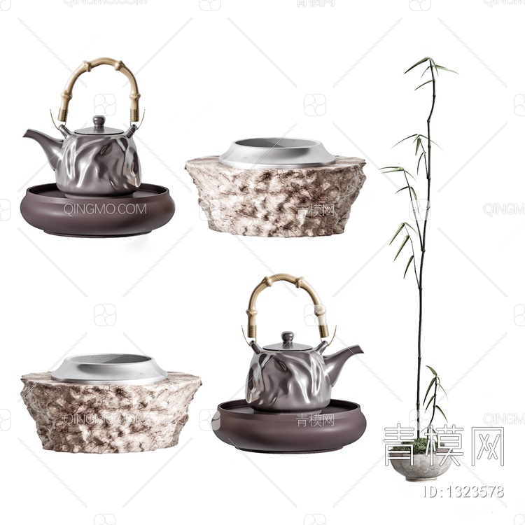茶具茶壶3D模型下载【ID:1323578】