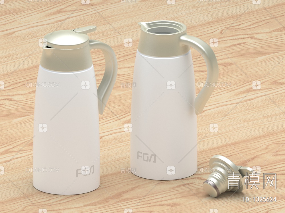 暖瓶 水瓶 保温杯3D模型下载【ID:1325624】