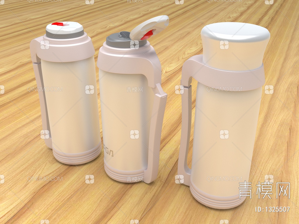 暖瓶 水瓶 保温杯3D模型下载【ID:1325507】