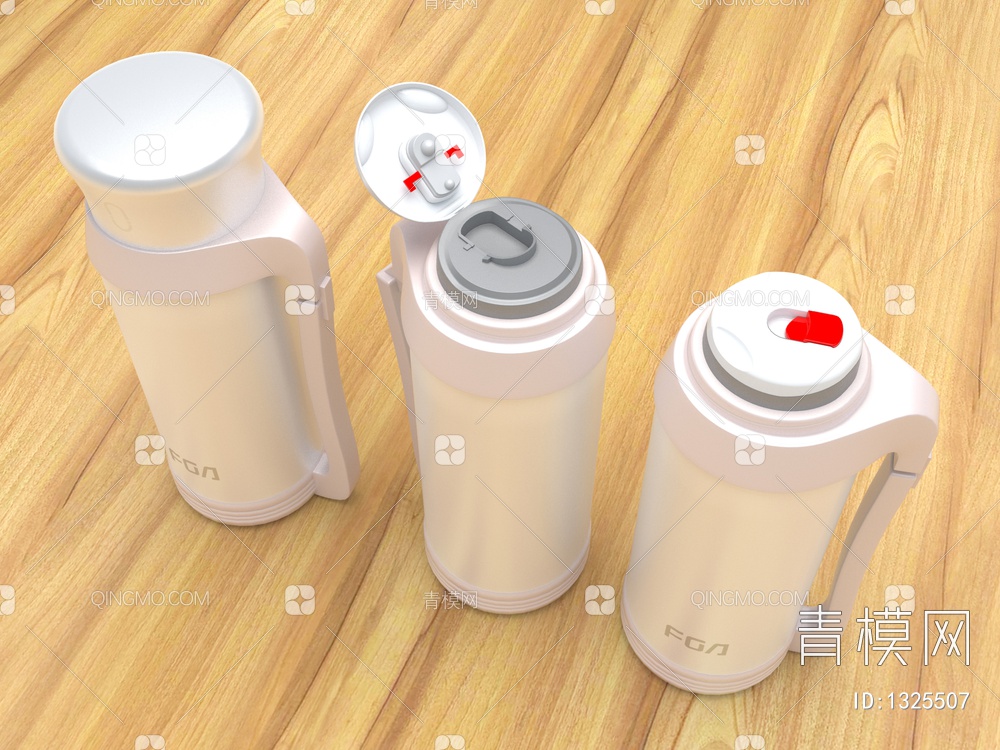 暖瓶 水瓶 保温杯3D模型下载【ID:1325507】