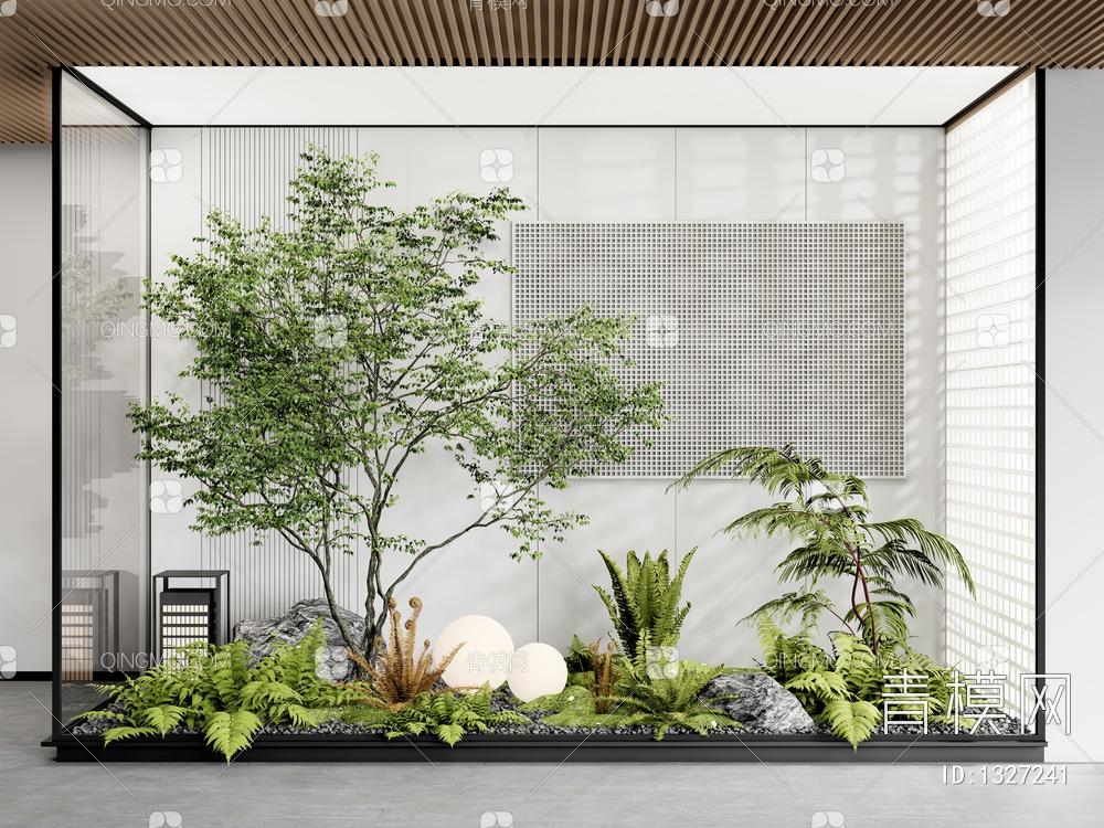 庭院小品 景观植物小品 室内造景3D模型下载【ID:1327241】
