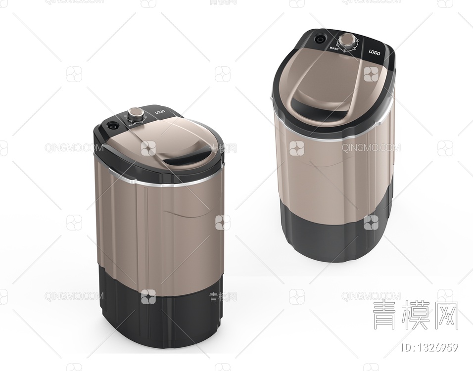 生活家电 电器滚筒洗衣机3D模型下载【ID:1326959】