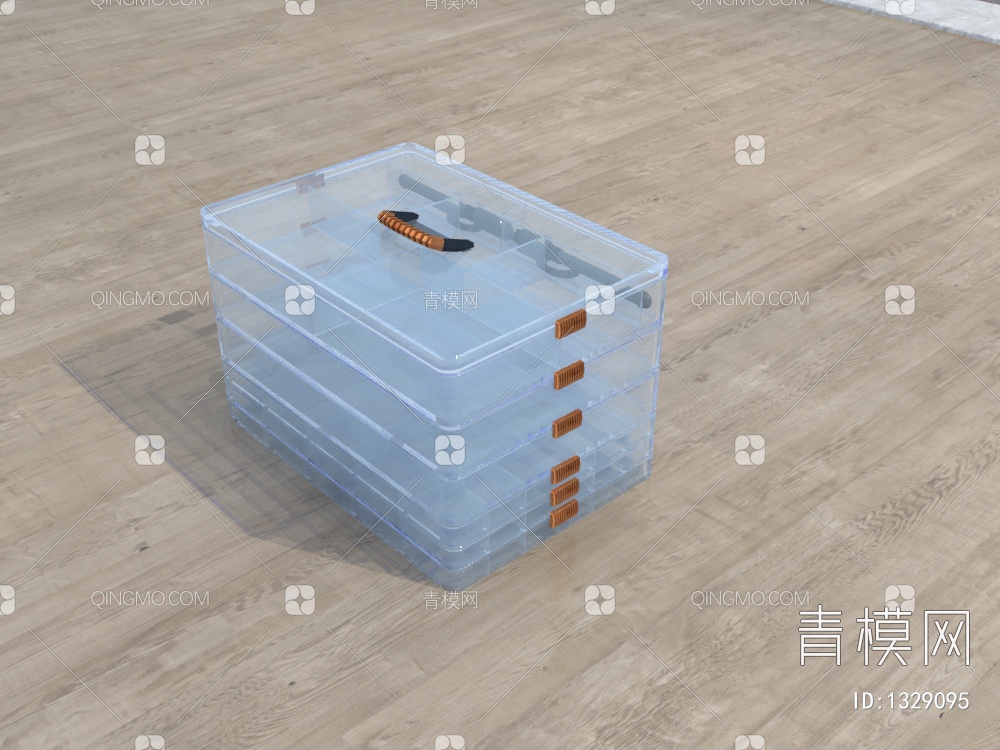 塑料盒子3D模型下载【ID:1329095】