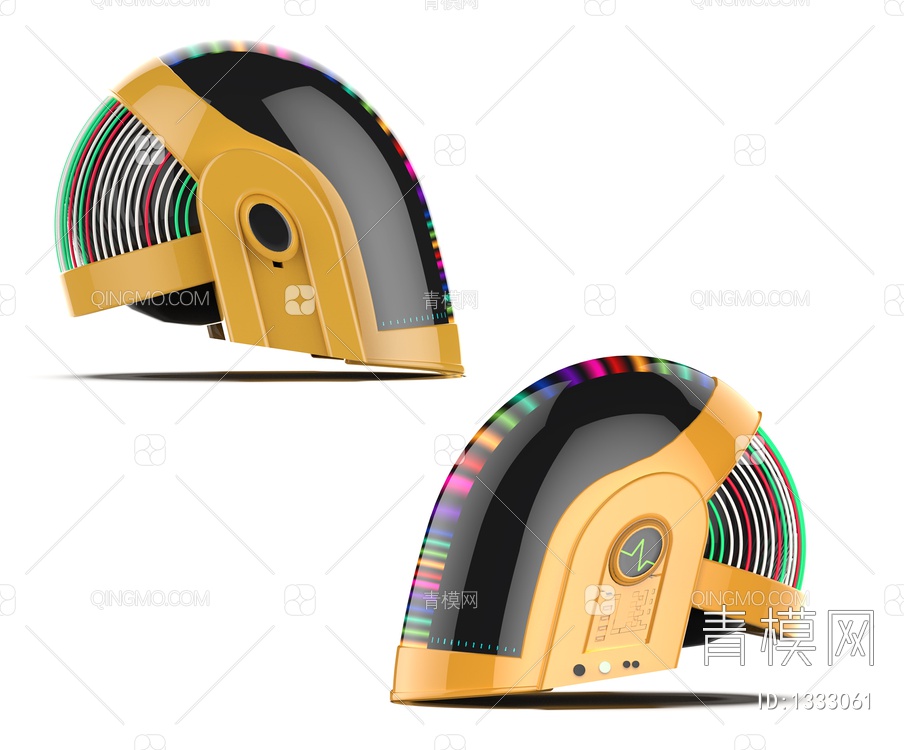 音乐器材 音乐头盔3D模型下载【ID:1333061】
