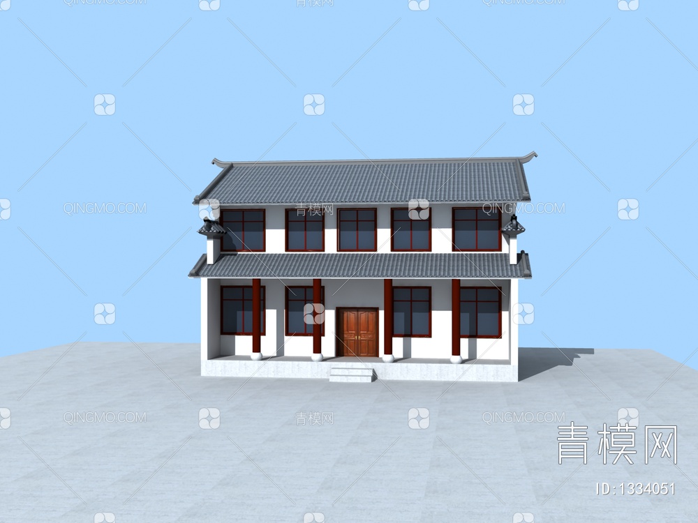 云南汉民传统民间建筑3D模型下载【ID:1334051】