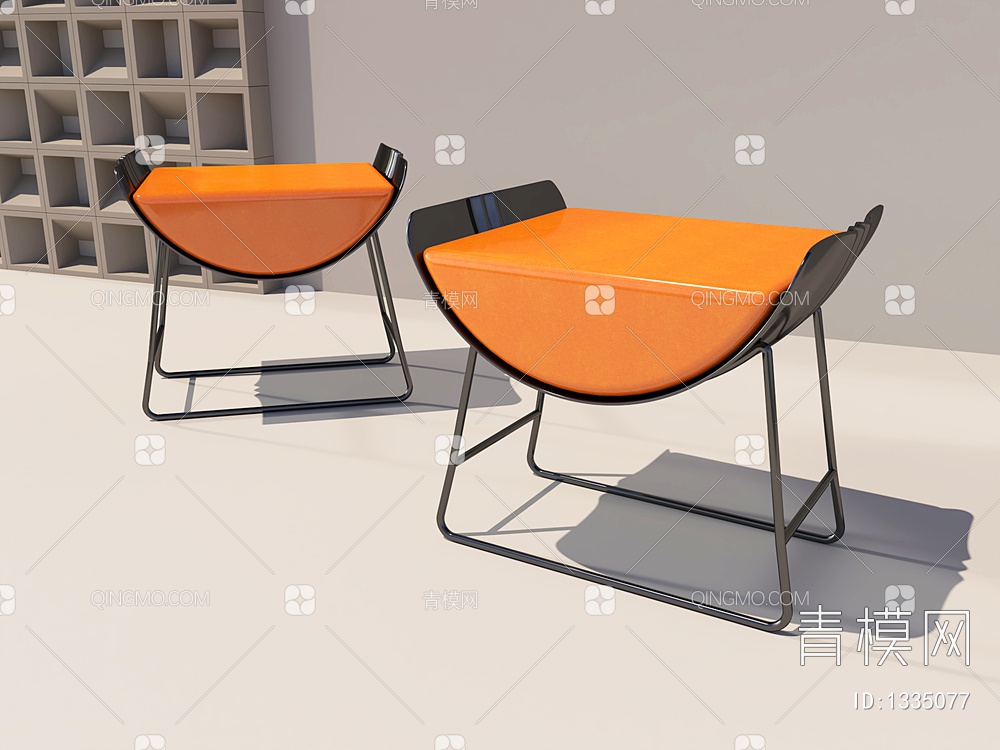 板凳椅3D模型下载【ID:1335077】