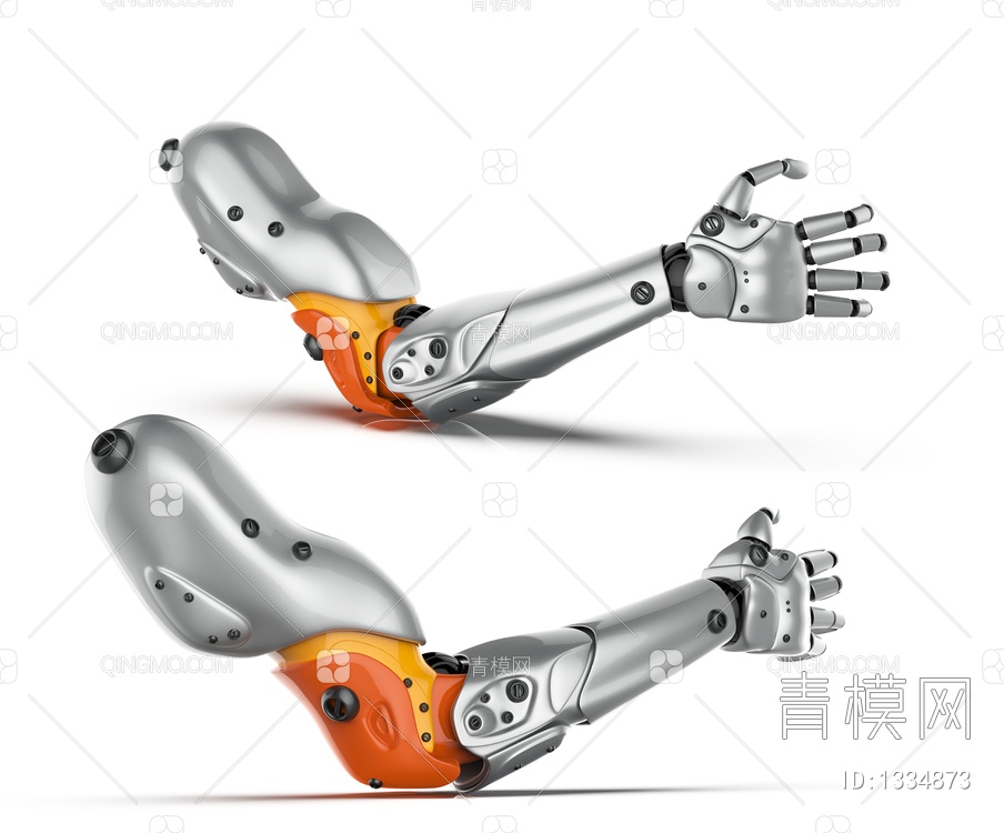 工业器材 机器人机器手臂3D模型下载【ID:1334873】