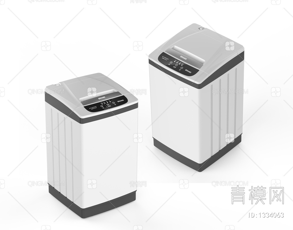 生活家电 全自动洗衣机3D模型下载【ID:1334063】