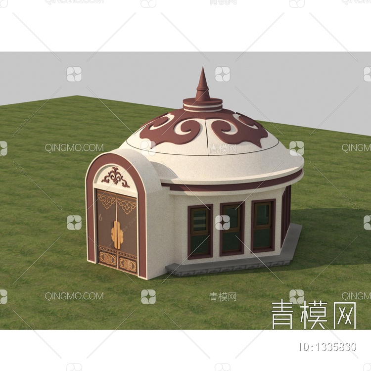 蒙古包3D模型下载【ID:1335830】