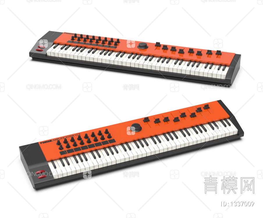 音乐器材 电子琴3D模型下载【ID:1337009】