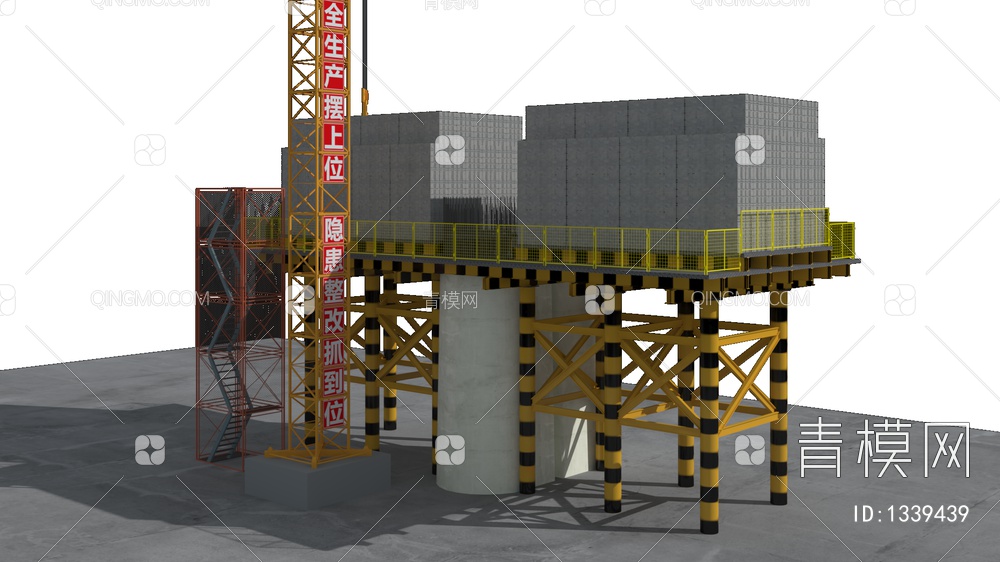 桥墩3D模型下载【ID:1339439】