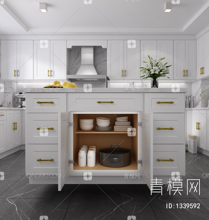 厨房3D模型下载【ID:1339592】