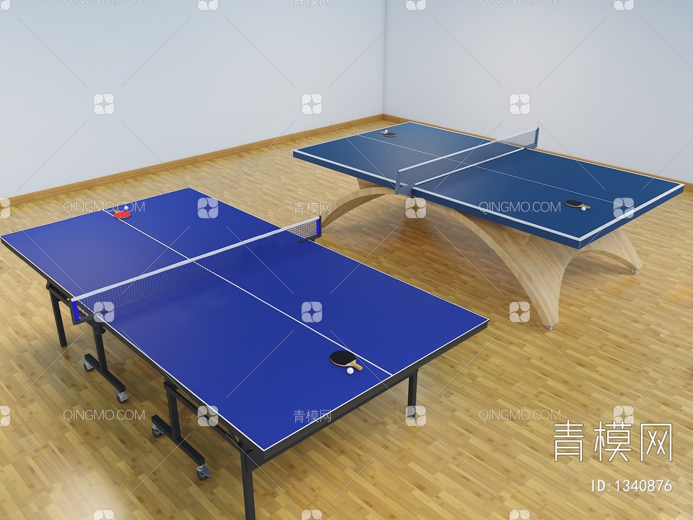 乒乓球桌SU模型下载【ID:1340876】