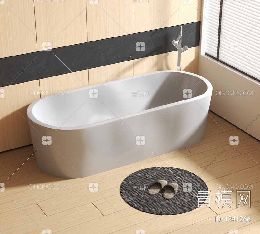 浴缸3D模型下载【ID:1341266】