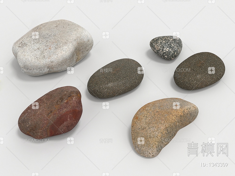 石头3D模型下载【ID:1343309】