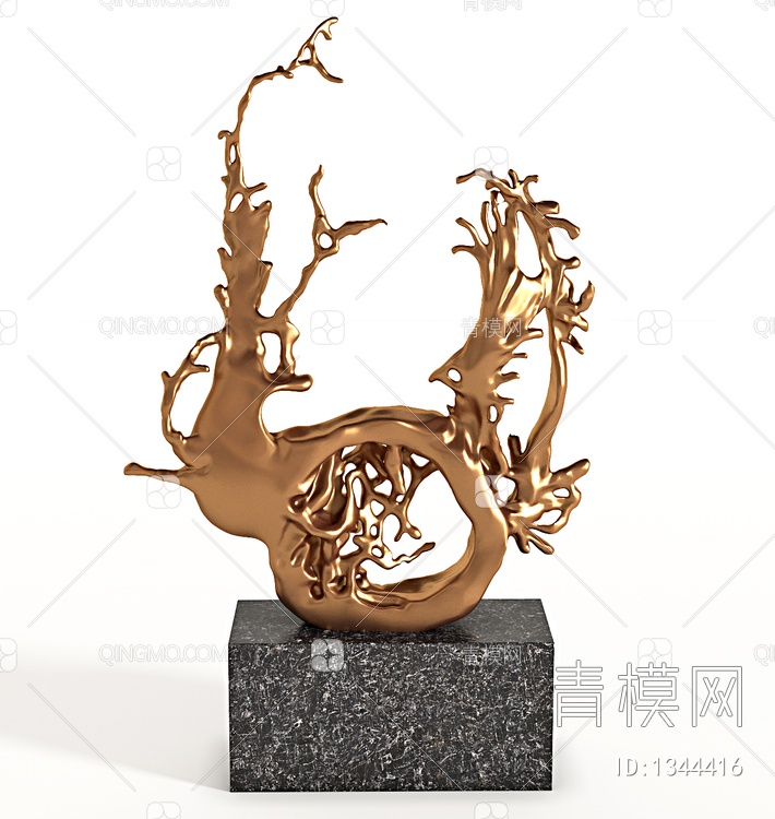 雕塑，摆件3D模型下载【ID:1344416】