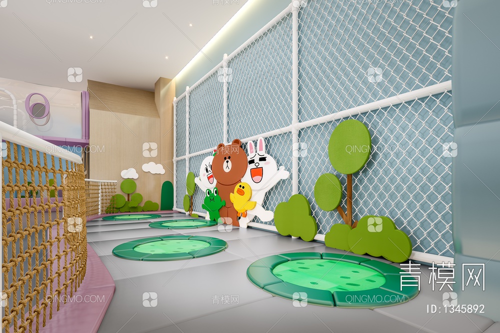 儿童游乐园3D模型下载【ID:1345892】