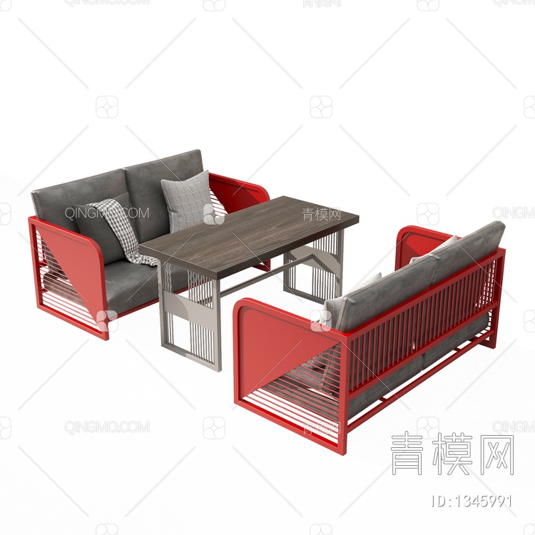 沙发3D模型下载【ID:1345991】