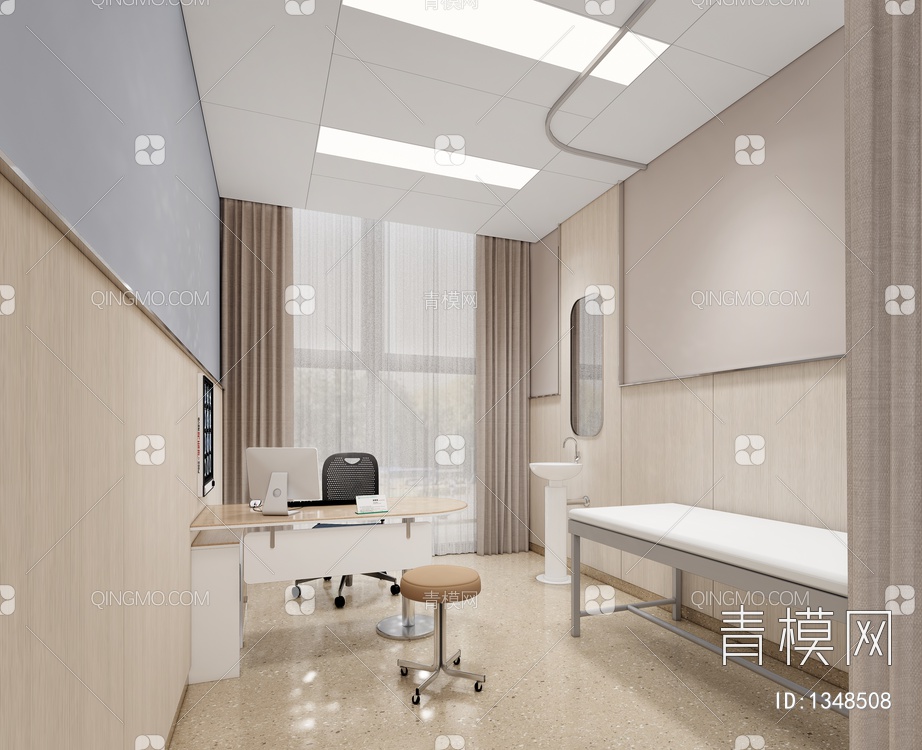 医院诊室3D模型下载【ID:1348508】