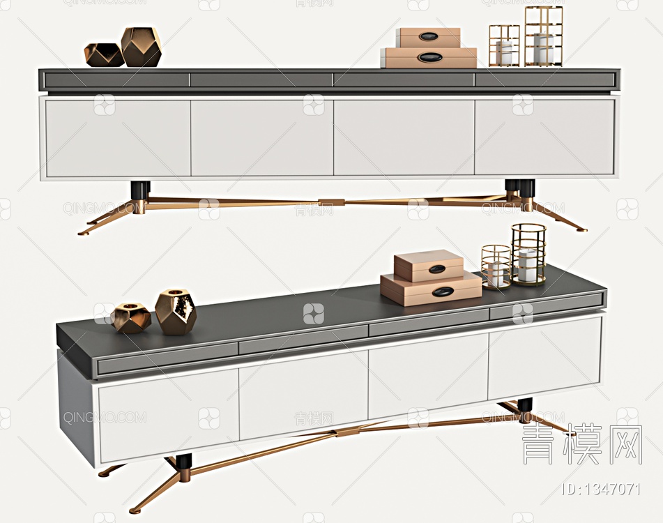 电视柜SU模型下载【ID:1347071】