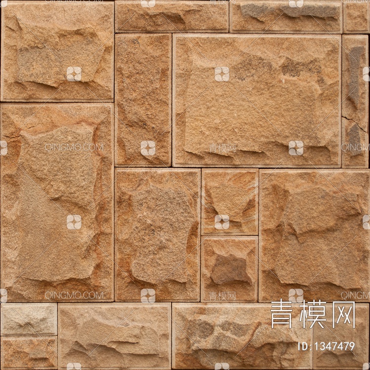 石材 石墙 文化石贴图下载【ID:1347479】