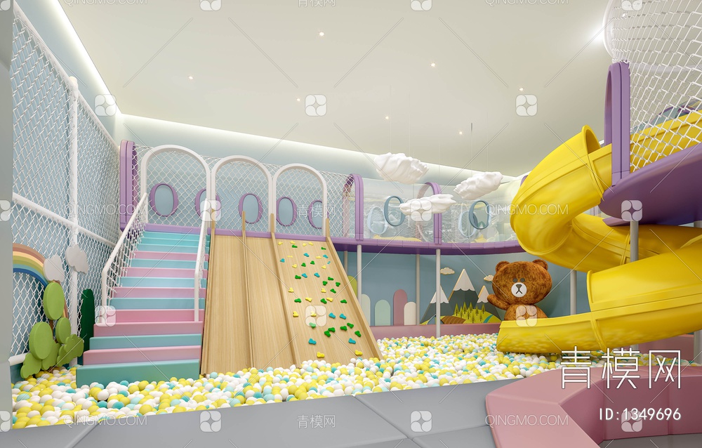 儿童游乐园3D模型下载【ID:1349696】