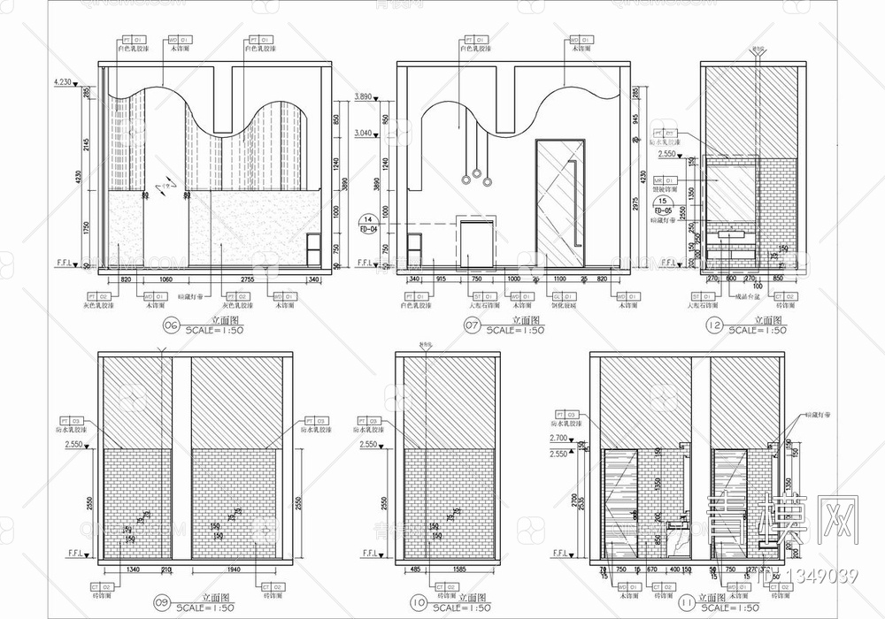 320㎡钢琴培训学校CAD施工图+效果图 钢琴教室 音乐学院 音乐教室 音乐学校 儿童培训【ID:1349039】