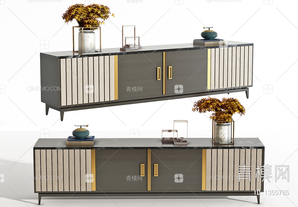 电视柜3D模型下载【ID:1350785】