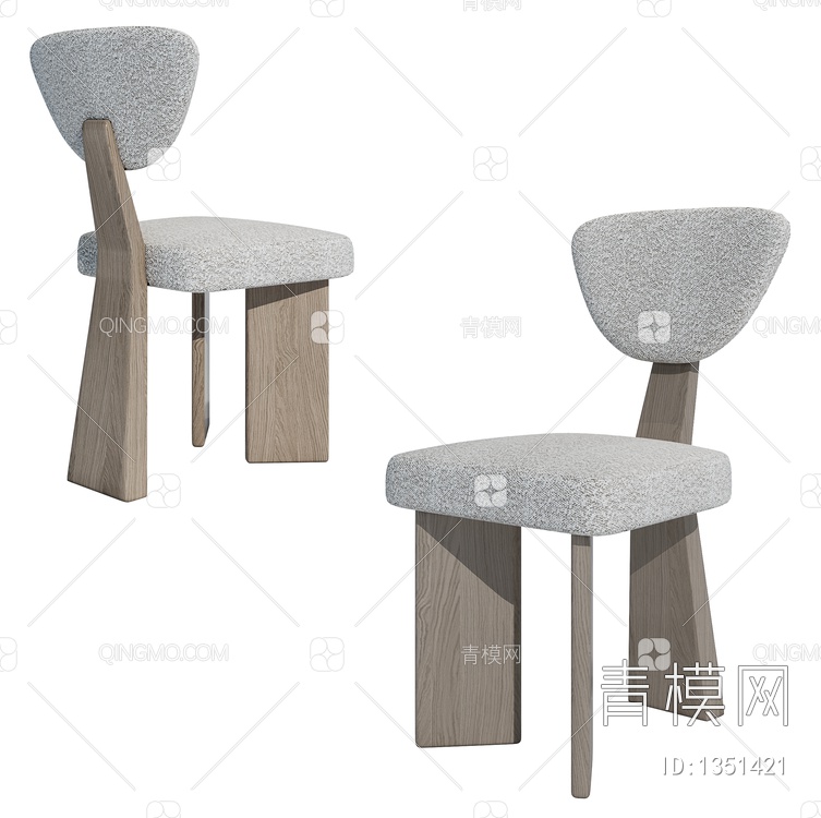 单椅3D模型下载【ID:1351421】