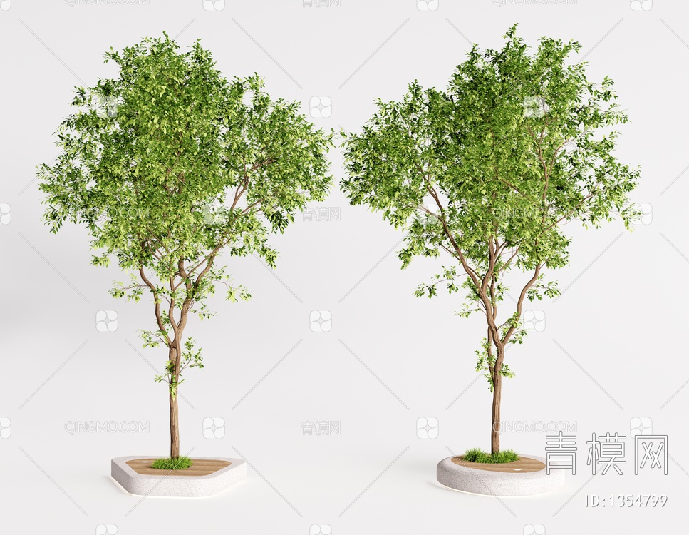 景观树 庭院树 乔木3D模型下载【ID:1354799】