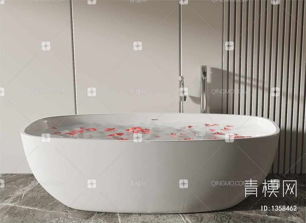 浴缸3D模型下载【ID:1358462】