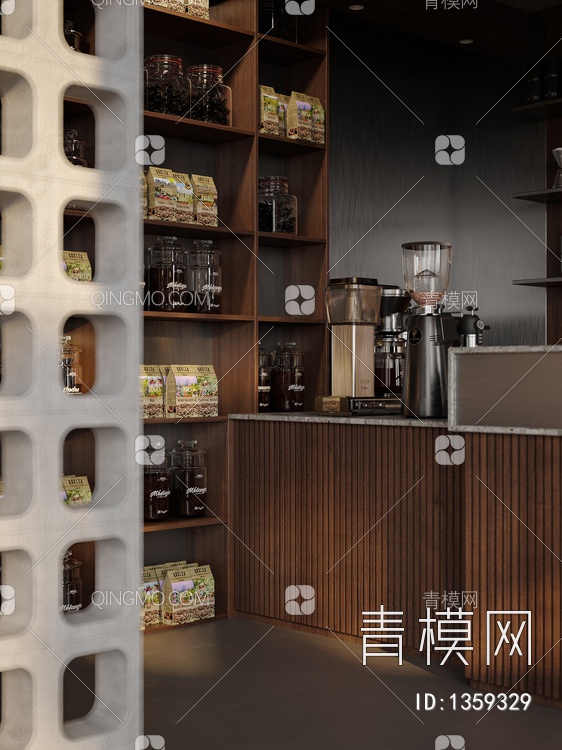 咖啡西餐厅3D模型下载【ID:1359329】