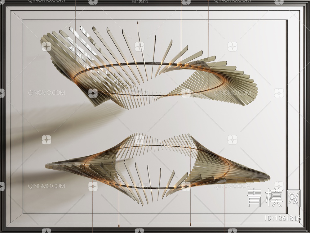 装饰吊灯3D模型下载【ID:1361816】