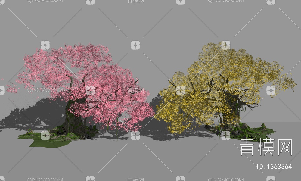 景观树SU模型下载【ID:1363364】